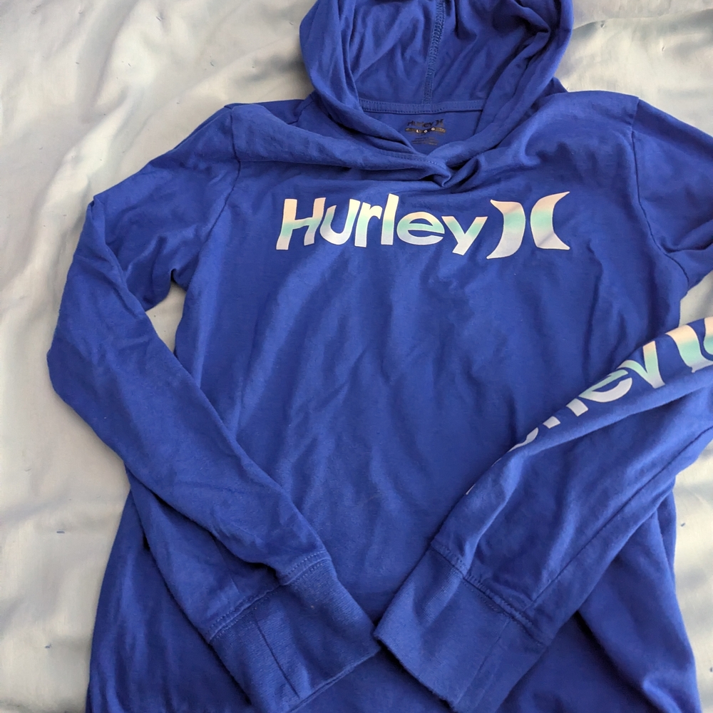 Hurley Kids Blue Long Sleeve Tee